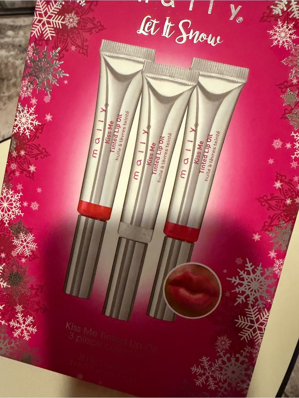 Mally Beauty Kiss Me Tinted Lip Oil Trio - Red